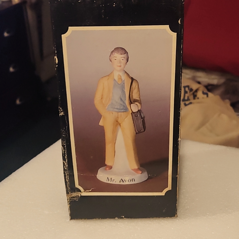 Mr. Avon Porcelain Vintage Figurine